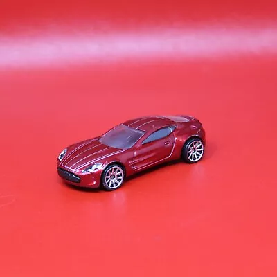 2017 Hot Wheels #200 Aston Martin One-77 Red HW Exotics 1:64 Loose 10sp • $5.80