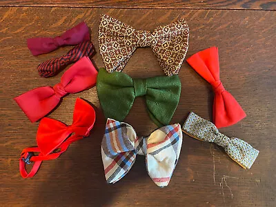 Classic Clip On Bow Ties Various Brands And Vintage Lot Of 9 • $11.95