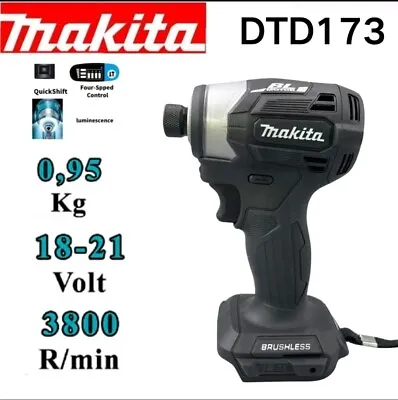 Makita DTD173 Impact Driver 18V Brushless Body Only Made Japan Not Original • £130