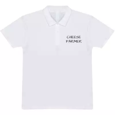 'Cheese Farmer' Adult Polo Shirt / T-Shirt (PL038205) • $16.41