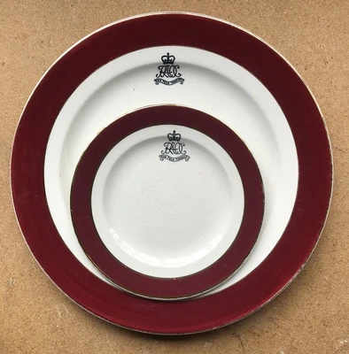 £24.99 • Buy British Army Officers Mess Royal Army Ordnance Corps (RAOC) Dinner & Side Plates