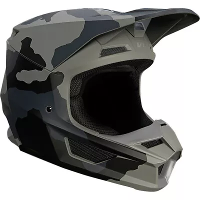 NEW Fox V1 Trev Black Camo MIPS Kids Dirt Bike Helmet • $149