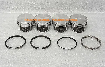 Mercury/Mercruiser 140 Chevy Marine 3.0/3.0L/181 Flat Top Pistons+Rings Kit .060 • $186.30