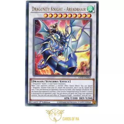 Yu-Gi-Oh! | Dragunity Knight - Areadbhair | GFTP-EN043 | Ultra Rare | 1st Ed • £1.55