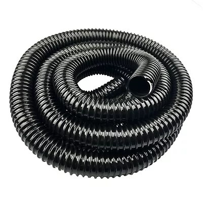 Black Flexible Pond Hose Corrugated Pipe Tube For Filter Pump Tubing Flexi Koi • £56.99