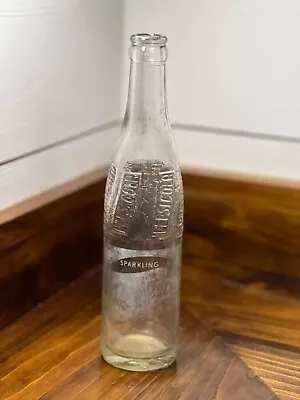 Vintage Embossed Vertical Wave Pepsi Cola Clear Glass Bottle Soda Bottle NY • $9.99