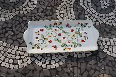 £17.99 • Buy Old Foley Strawberry Tray Vintage James Kent Butterfly Sandwich Plate