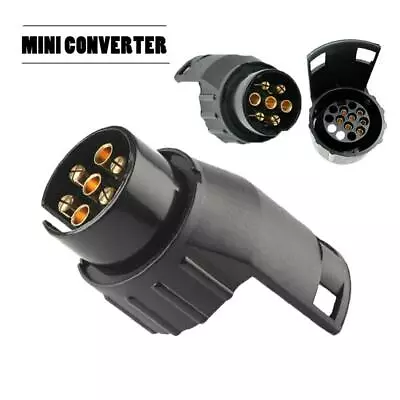 7 To 13 Pin Plug Trailer Truck Electric Adapter Towbar Towing Socket  Converter • £4.82