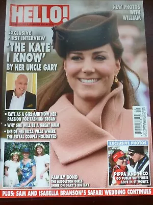 Hello! Magazine # 1269 / 2013 March 25 / Kate Middleton / Pippa And Nico • £8.50