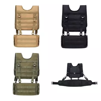 Tactical H-Harness Shoulder Waist Belt Suspenders Hunting  Vest Chest Rig • $17.90