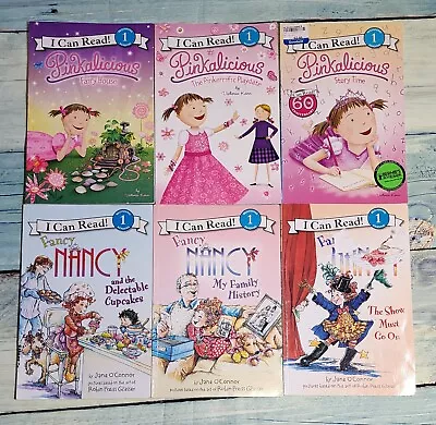 I Can Read Level 1 Pinkalicious & Fancy Nancy Lot 6 Fairy Playdate Cupcake Show • $19.99