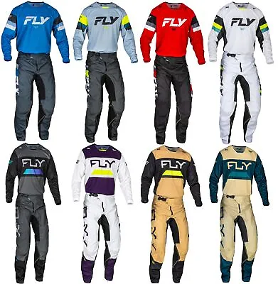 Fly Racing Kinetic PRIX RELOAD Jersey And Pant Riding Gear Combo Set MX ATV • $169.90