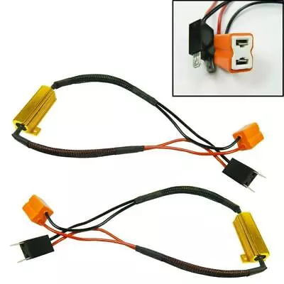 2pcs Error Free Canbus Decoder Wiring Kit For H7 LED Bulb Daytime Running Light • $10.97