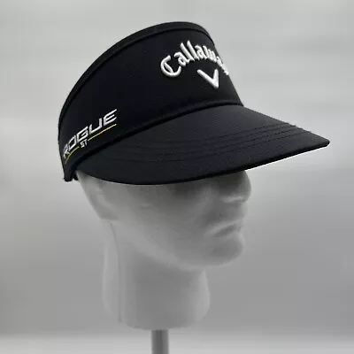 Callaway Golf Tour Authentic High Crown Black Visor Men’s OSFM Rogue ST Apex • $37.90