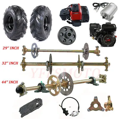 Go Kart Rear Live Axle Kit 2 Stroke Engine Motor 6/8/10'' Wheel Scooter ATV Quad • $209.98