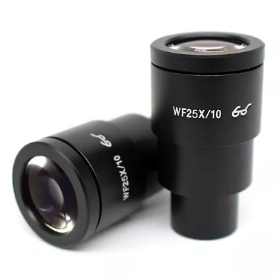 WF25X High Eye-point Eyepiece For Stereo Microscope Lens Wide Field Mount 30mm • $28.05