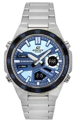 Casio Edifice Blue Dial Sports Quartz 100M Men's Watch EFV-C110D-2B • $93.96