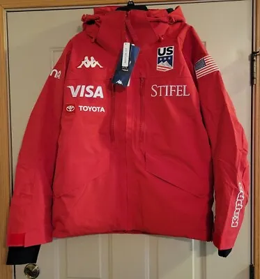 Kappa US Ski Team Stifel Men's XXL Jacket Red Regular Fit 602T • $564