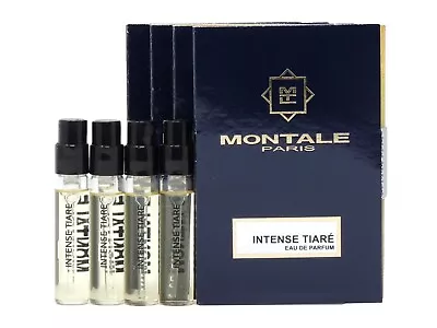 MONTALE PARIS INTENSE TIARE EDP 2.0ml .06oz X 4 COLOGNE PERFUME SPRAY SAMPLES • $17