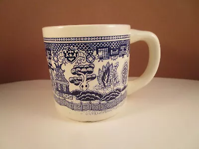 Vintage Blue Willow Made In USA Ceramic Coffee Cup Mug • $10.99