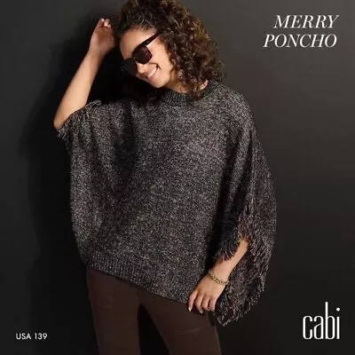 CAbi #4628 Merry Poncho Size XS/S NWOT! Gorgeous!! • $9.99