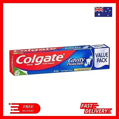 Colgate Cavity Protection Toothpaste Great Regular Flavour Value Pack 240g • $6.88