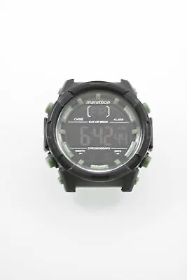 Timex Marathon TW5M22200 Mens Watch Chro Alarm Light Date 24hr Black Plastic 30m • $47.19