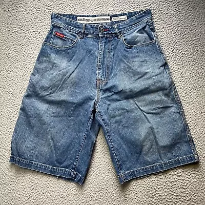 Ecko Unltd. Jean Shorts Mens Size 30 Foundry Fit Carpenter Denim Blue • $17.95