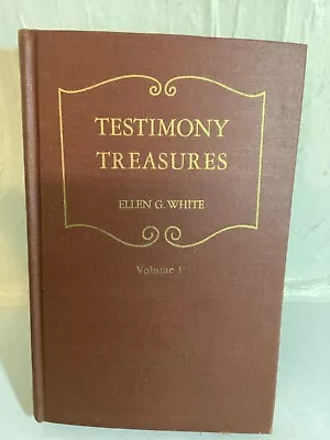 Ellen G White *testimony Treasures Volume 1 *1949 Christian Home Library • $20