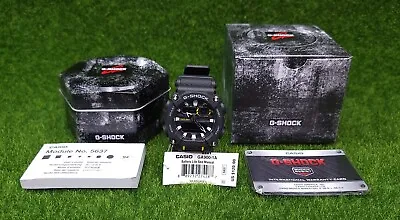 Casio Men's G-Shock Digital Analog Military Style Black Men's Watch - GA900-1A • $87.15