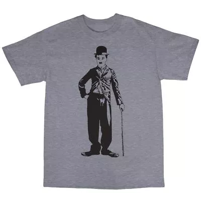 Charlie Chaplin T-Shirt 100% Cotton The Tramp The Great Dictator The Kid • £14.97