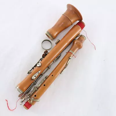 Unbranded Boxwood(?) Oboe With Bulb Top But Modern Fingering HISTORIC COLLECTION • $2199