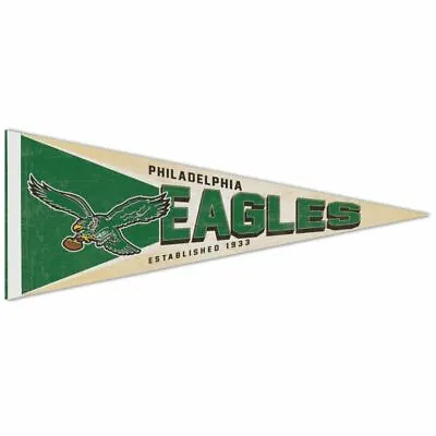Philadelphia Eagles Classic Logo Vintage Premium Quality Pennant 12 X30  Banner • $14.92