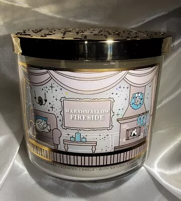 Bath & Body Works MARSHMALLOW FIRESIDE 3-Wick Luminary Candle BBW • $22.89