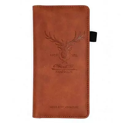 Menesia Checkbook Cover For Men & Women RFID Leather Check Book Holder Wallet... • $15.19