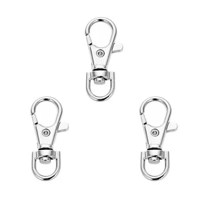 Lobster Swivel Clasps Clips Bag Key Ring Hook Findings Chain Keychain 38 Mm • £3.37