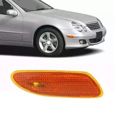 For Mercedes-Benz W203 C-Class Right Side Marker In Bumper Turn Signal Light New • $9.98