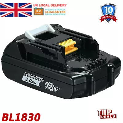 For Makita BL1815N 18V LXT 3.0 Ah Lithium Compact Battery BL1830 BL1820 BL1840 • £14.89