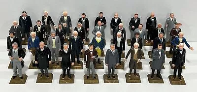 Vintage Marx Presidents Painted 1960's Mini Figures Full Set Of 35 Nice! • $70