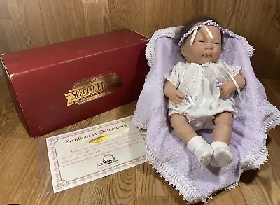 Berenguer La Newborn Special Edition Doll BABY ISABELLA Purple Rooted Hair • $130