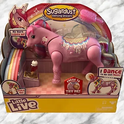 Little Live Pets Sugardust My Dancing Interactive Unicorn My Horn Lights Up NEW • $12.55