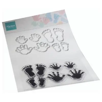 Marianne Design Stamps & Dies Set - New Born Hands & Feet CS1085 • £8.79