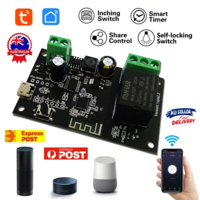 $22.45 • Buy WiFi Relay Tuya Smart Switch Module APP Remote Control For Alexa Google Home 👍