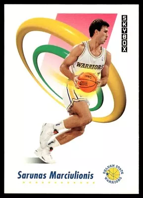 1991-92 SkyBox Sarunas Marciulionis Golden State Warriors #95 • $1.98