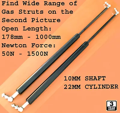 Gas Struts Strut 825mm 330N Caravans Jayco Coromal Windsor CanopyCamper Trailer • $48.80