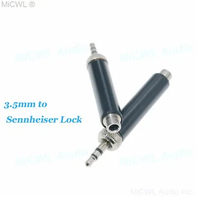 Microphone Adapter Standard 3.5mm Female To Sennheiser Stereo Lock Connector • $14.35