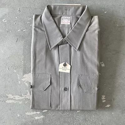 Vintage 1960s Hanover Work Shirt Button Down DEADSTOCK NOS RARE L 16 16 1/2 • $49.99