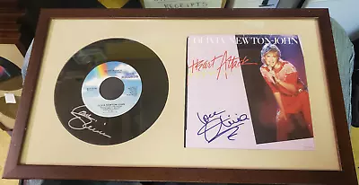 Olivia Newton-John - Heart Attack -Picture Sleeve & 45 - Framed BOTH AUTO'D!!! • $50