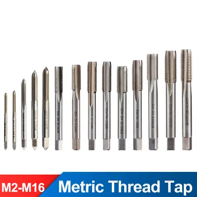 M2-M16 HSS Right Hand Metric Thread Tap Machine Plug Tap Screw Tap Tool 1 Pc • $6.51