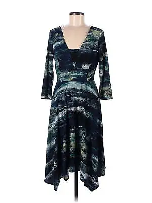 Simply Vera Vera Wang Women Blue Casual Dress M • $35.74